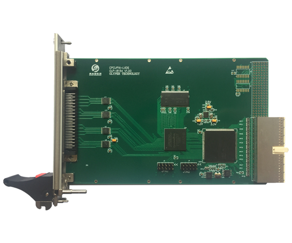 OLP-8154，CPCI/PXI接口，4通道，三线制，全双工，LVDS高速同步协议通信模块